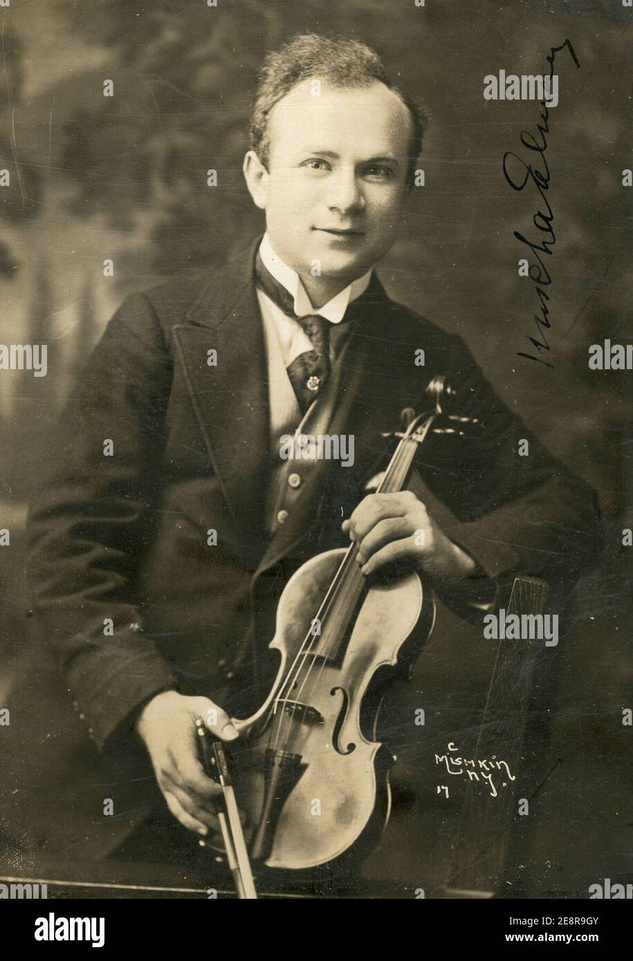 Mischa Elman, violinist Stock Photo Alamy