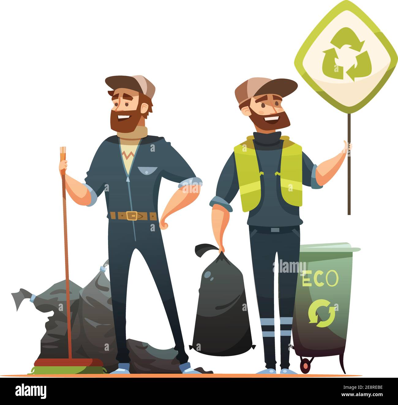 Ecologically responsible waste and garbage collecting for ...