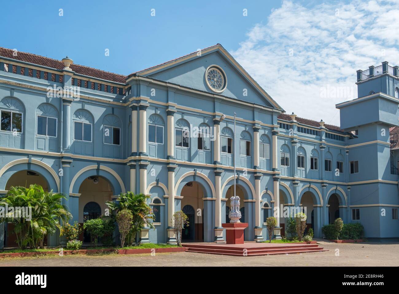 St Aloysius High School in Mangalore in Karnataka state, India Stock Photo