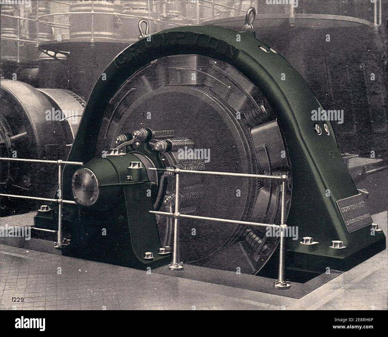Modern multipolar generator with interpolar commutating fields (Rankin ...