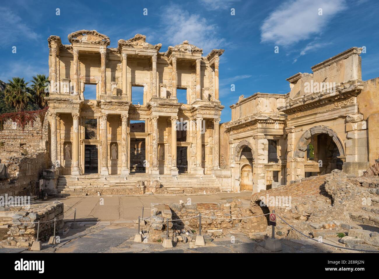 Celsus Library in ancient city Ephesus, Turkey Stock Photo - Alamy