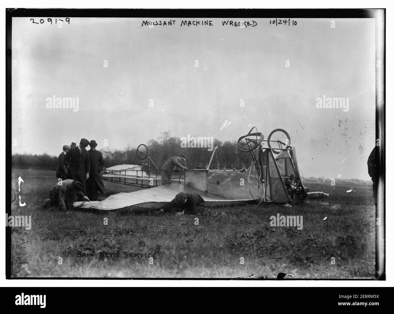 Moissant Machine wrecked Stock Photo - Alamy