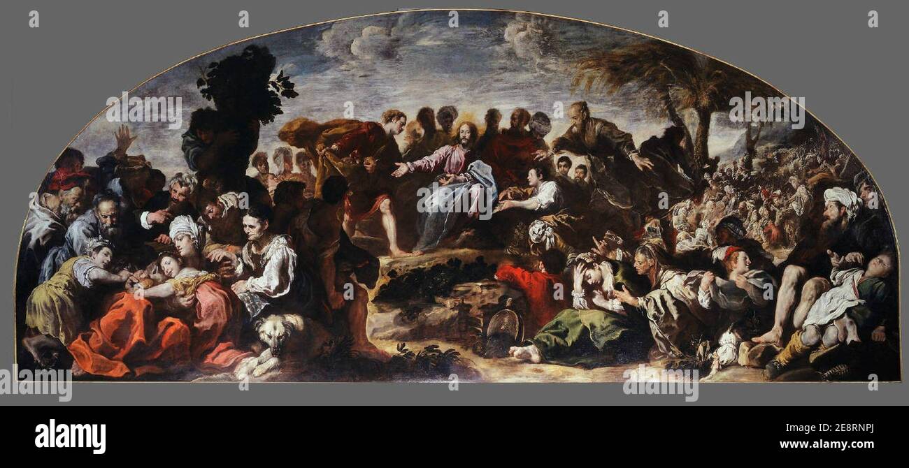 Moltiplicazione dei pani e dei pesci Domenico Fetti Stock Photo Alamy Moltiplicazione dei pani e dei pesci Domenico Fetti Stock Photo Alamy