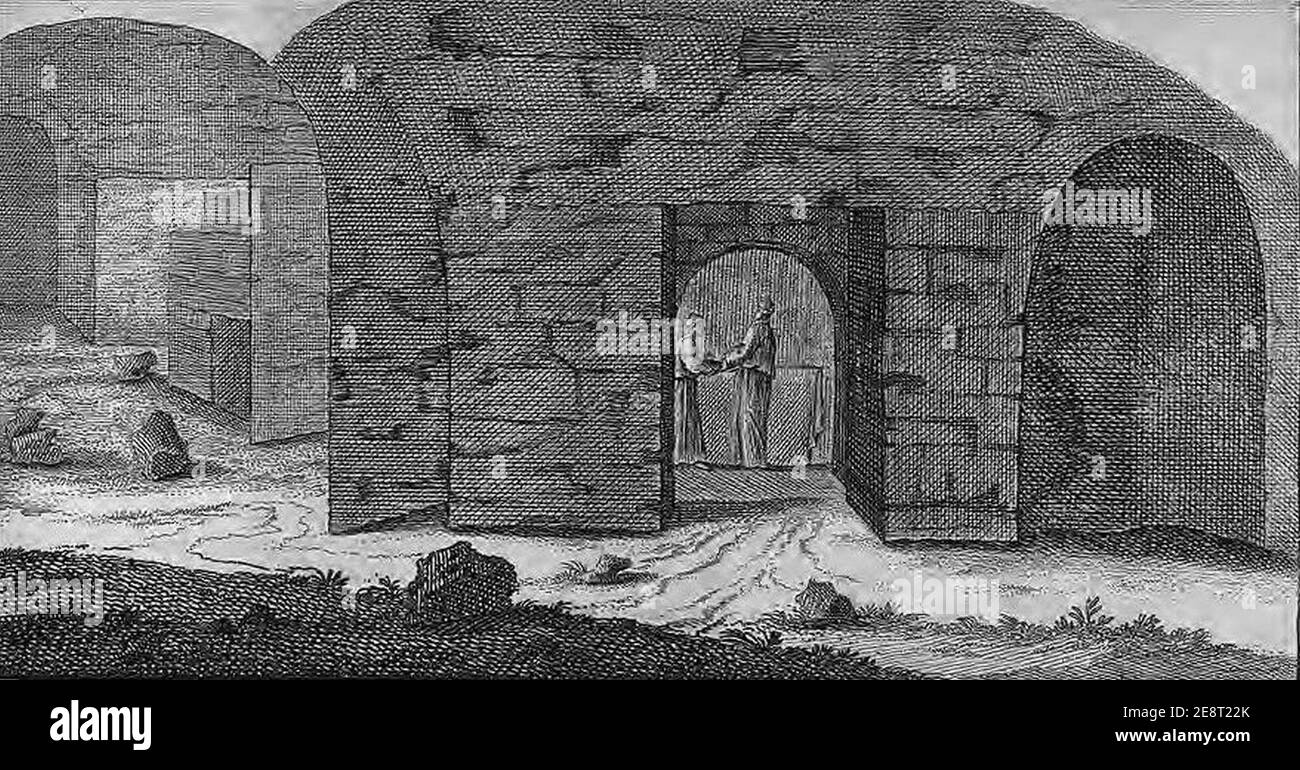 Montagne Sainte de la Transfiguration (177). Voyage au Levant. 1714. Stock Photo