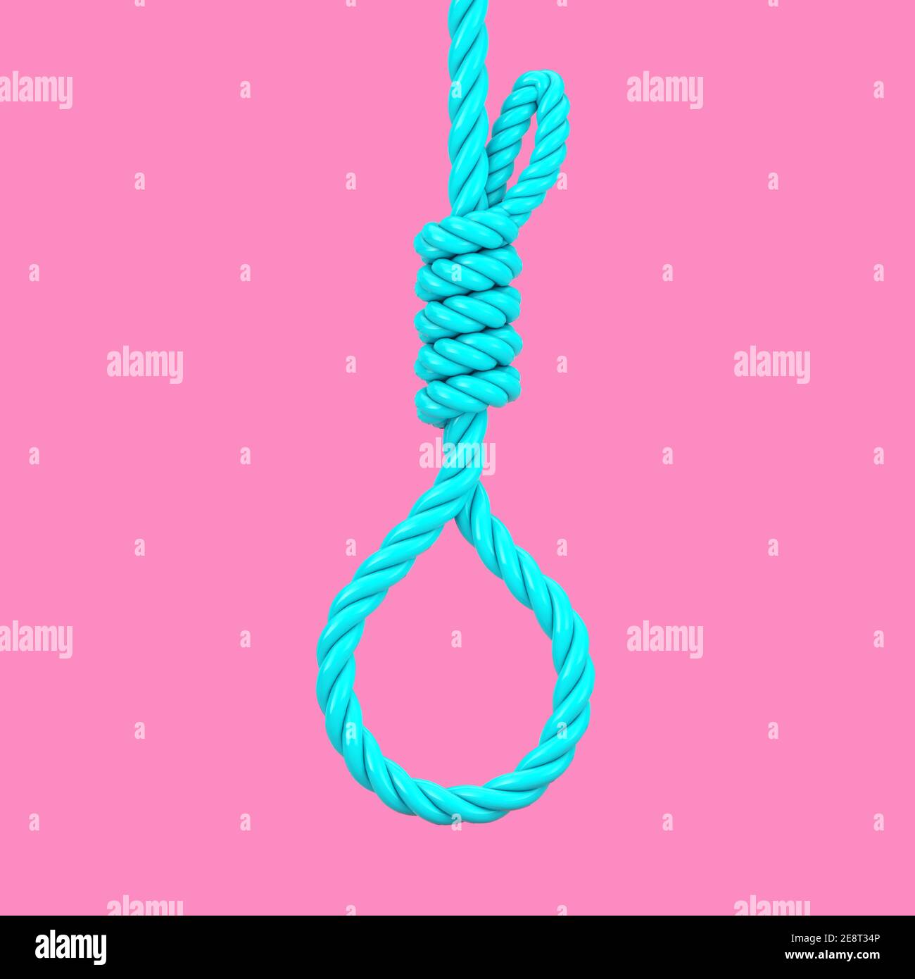 Rope tied into a noose hi-res stock photography and images - Page