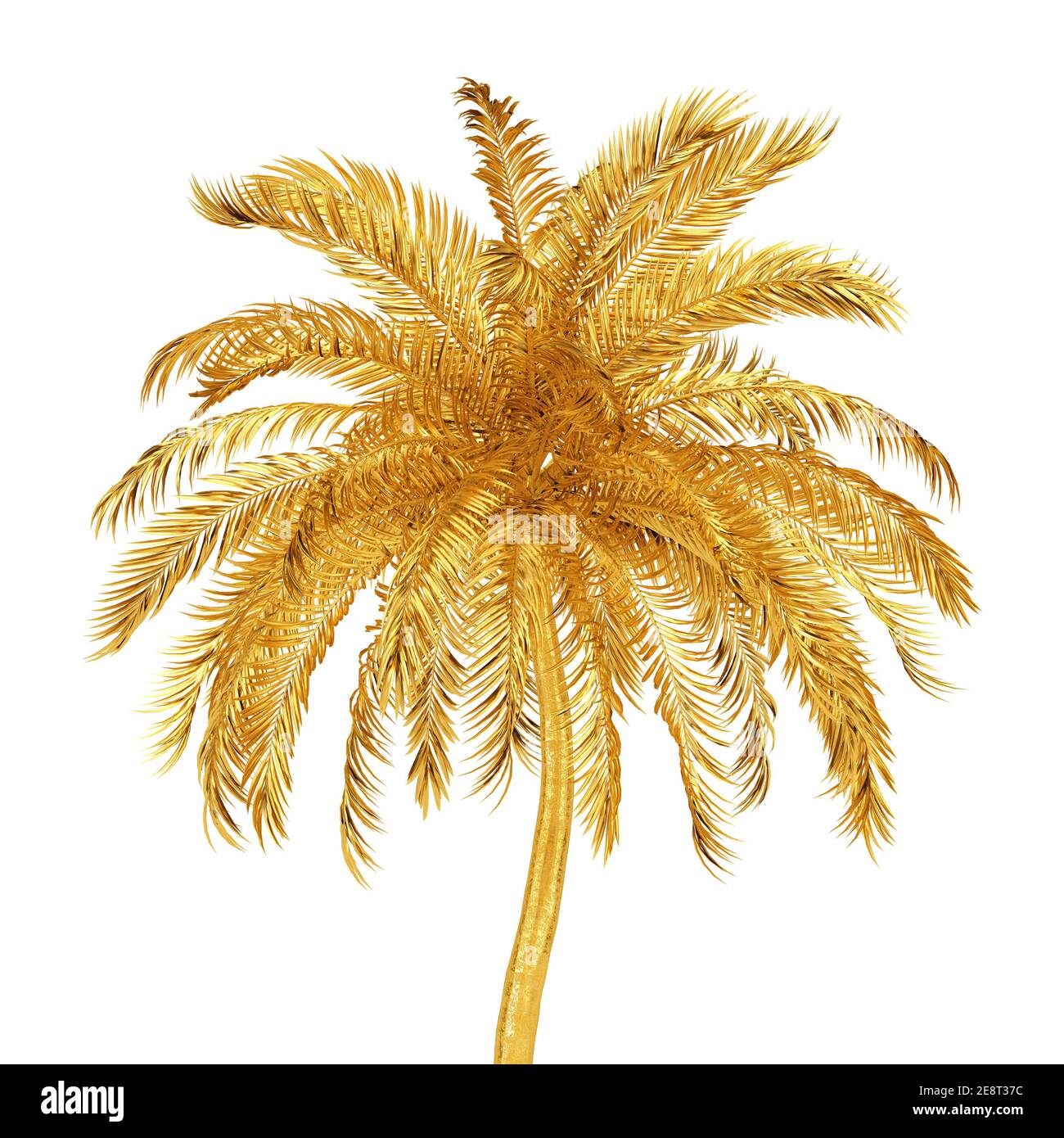 Golden palm tree online