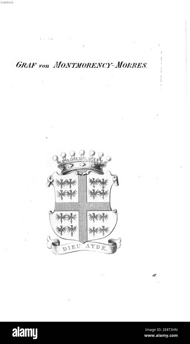 Montmorency Morres Tyroff AT Stock Photo Alamy