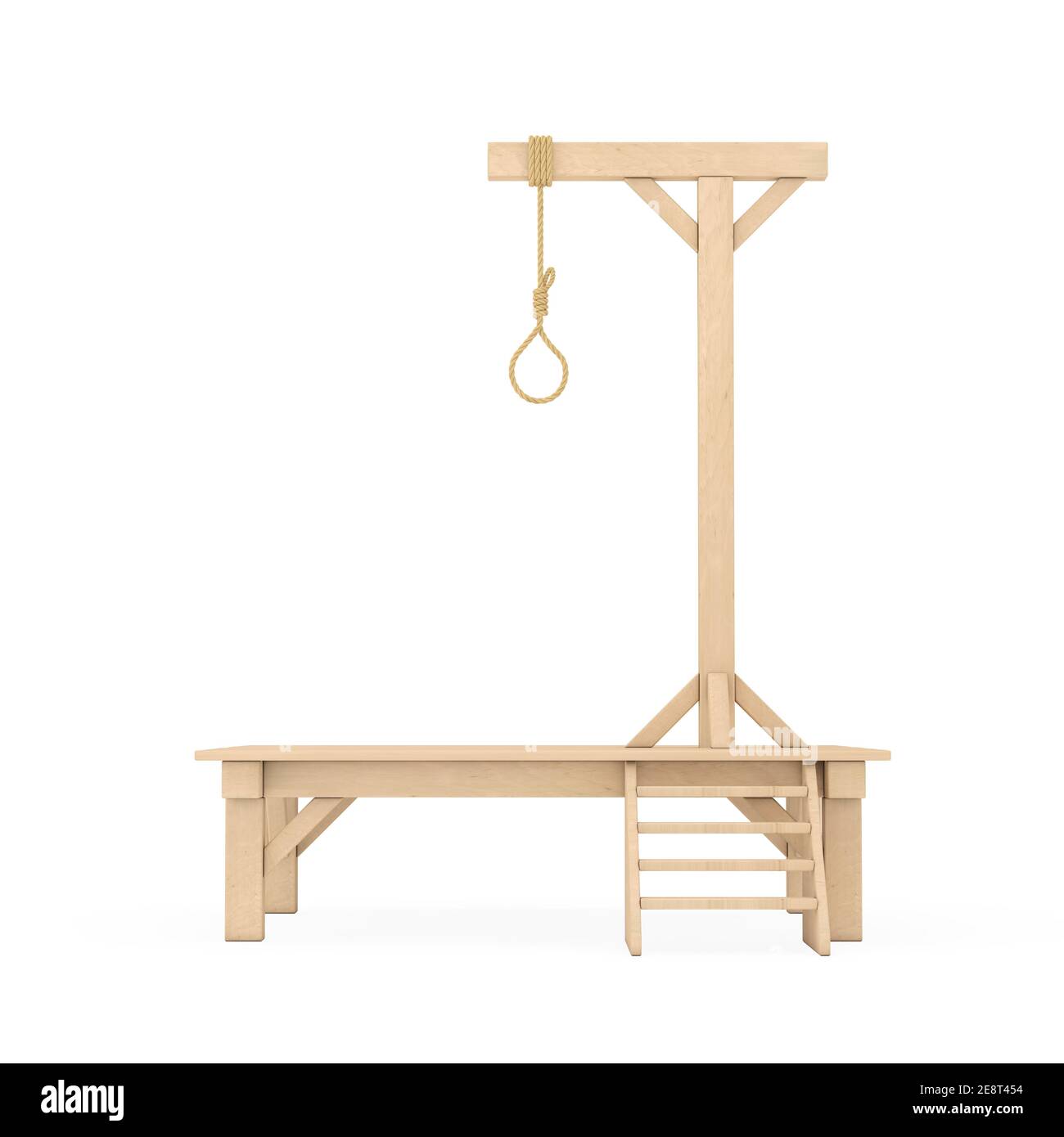 Wooden gallows Cut Out Stock Images & Pictures Alamy