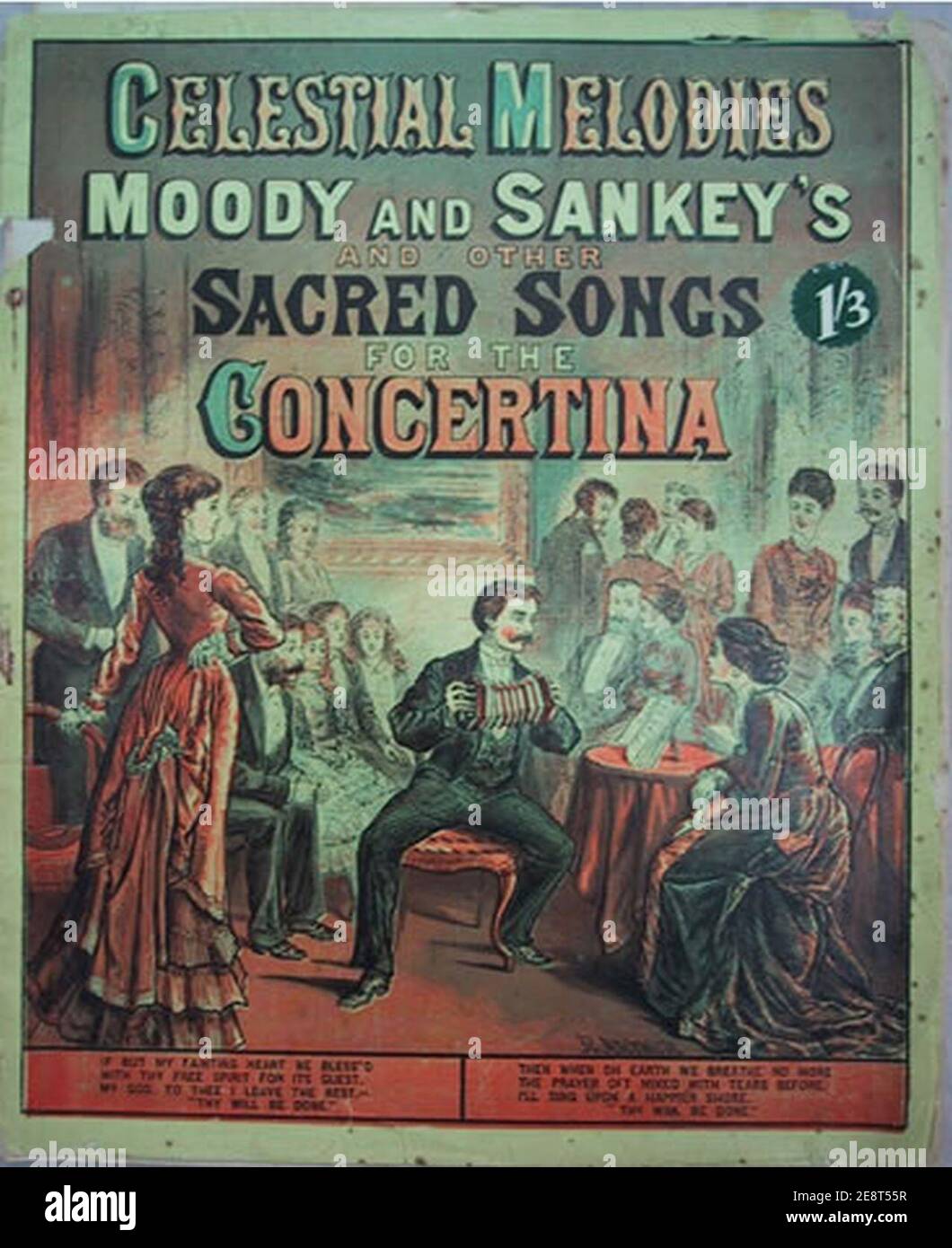 Moody and sankey concertina stock photo alamy