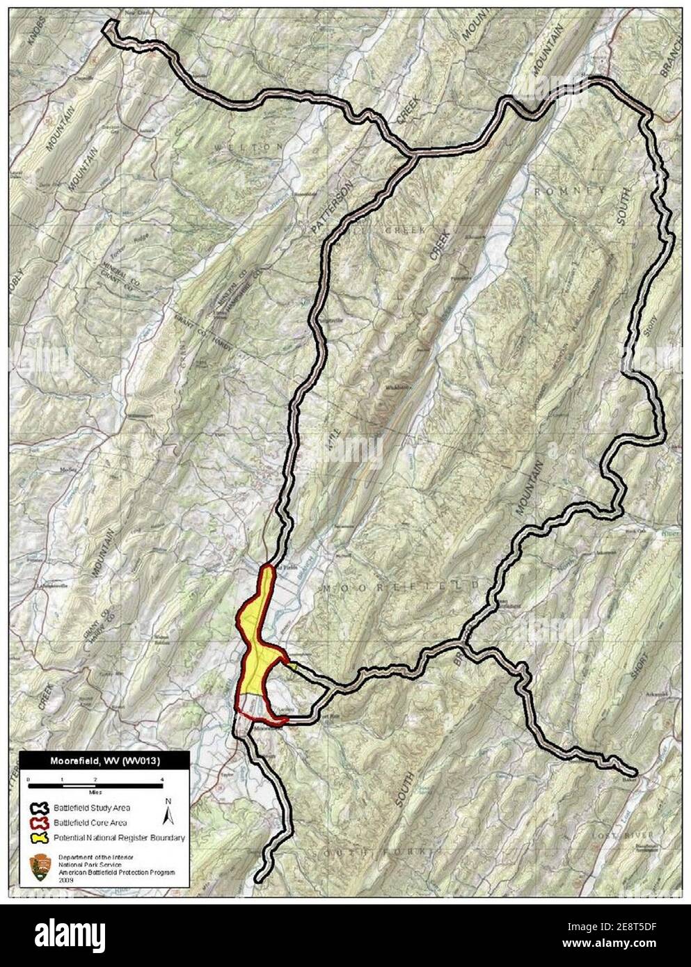 Moorefield Battlefield West Virginia Stock Photo Alamy