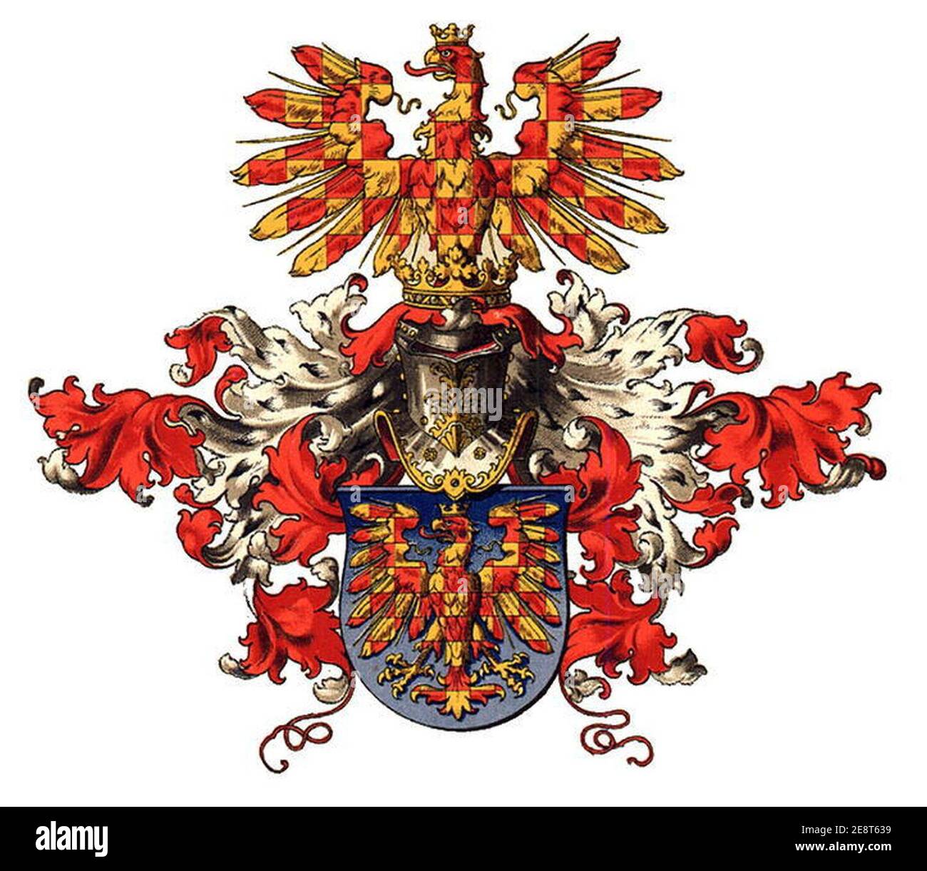 Moravia coat of arms Stock Photo Alamy