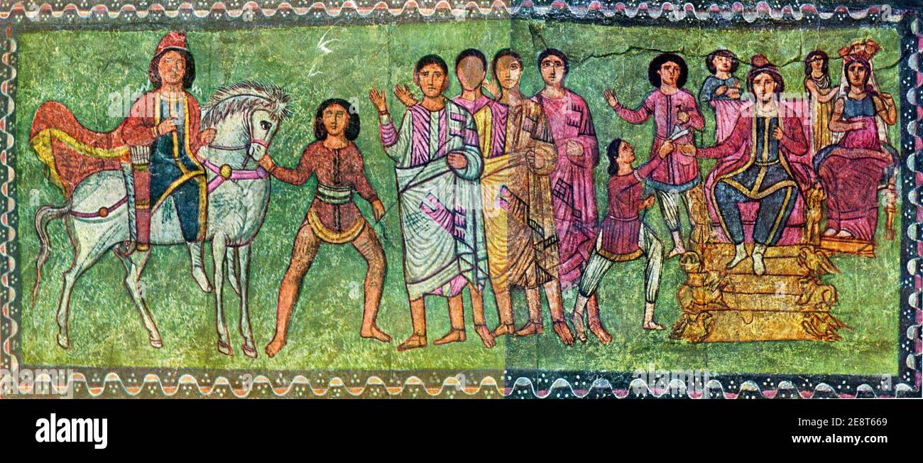 Mordecai and Esther Stock Photo Alamy