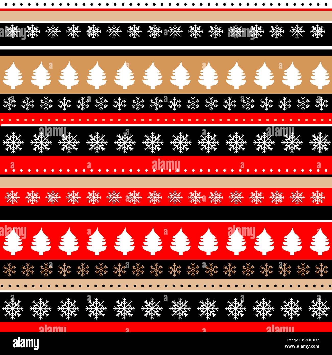Christmas symbols background for web, wallpaper, wrapping paper, packaging,gifts and decorations. Stock Vector