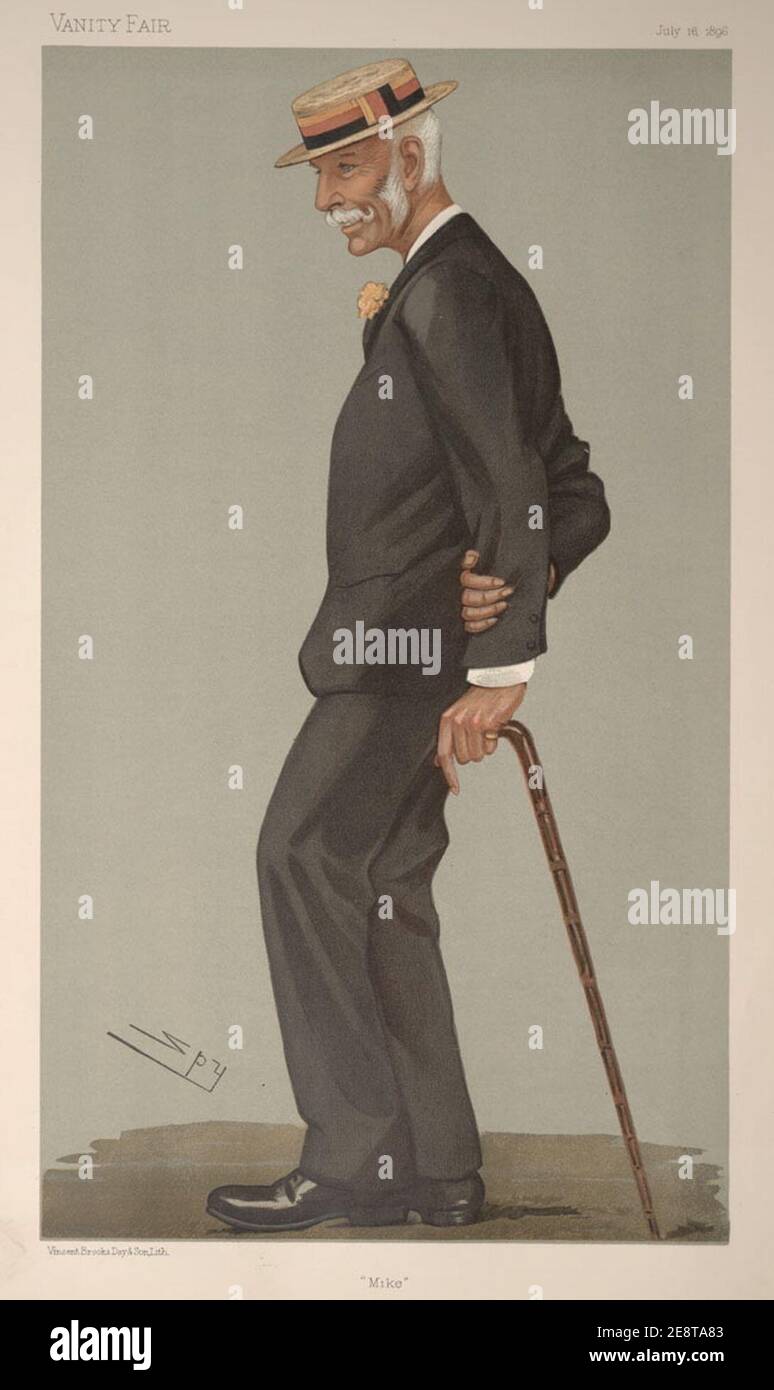 Richard Arthur Henry Mitchell, Vanity Fair, 1896-07-16. Stock Photo
