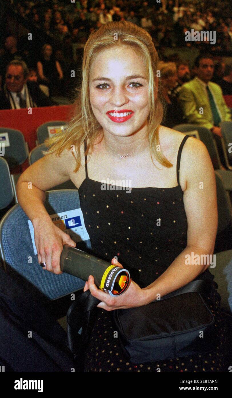 Koeln Arena Cologne Germany 25.9.1999, Boxing: Schulz vs Klitschko, VIP guests: boxer Regina HALMICH Stock Photo