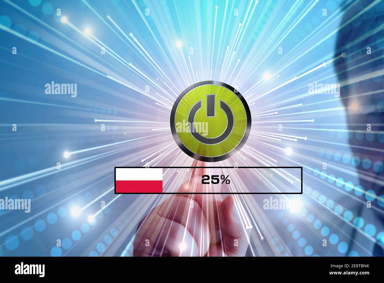 Poland is launched after coronavirus Stock Photo