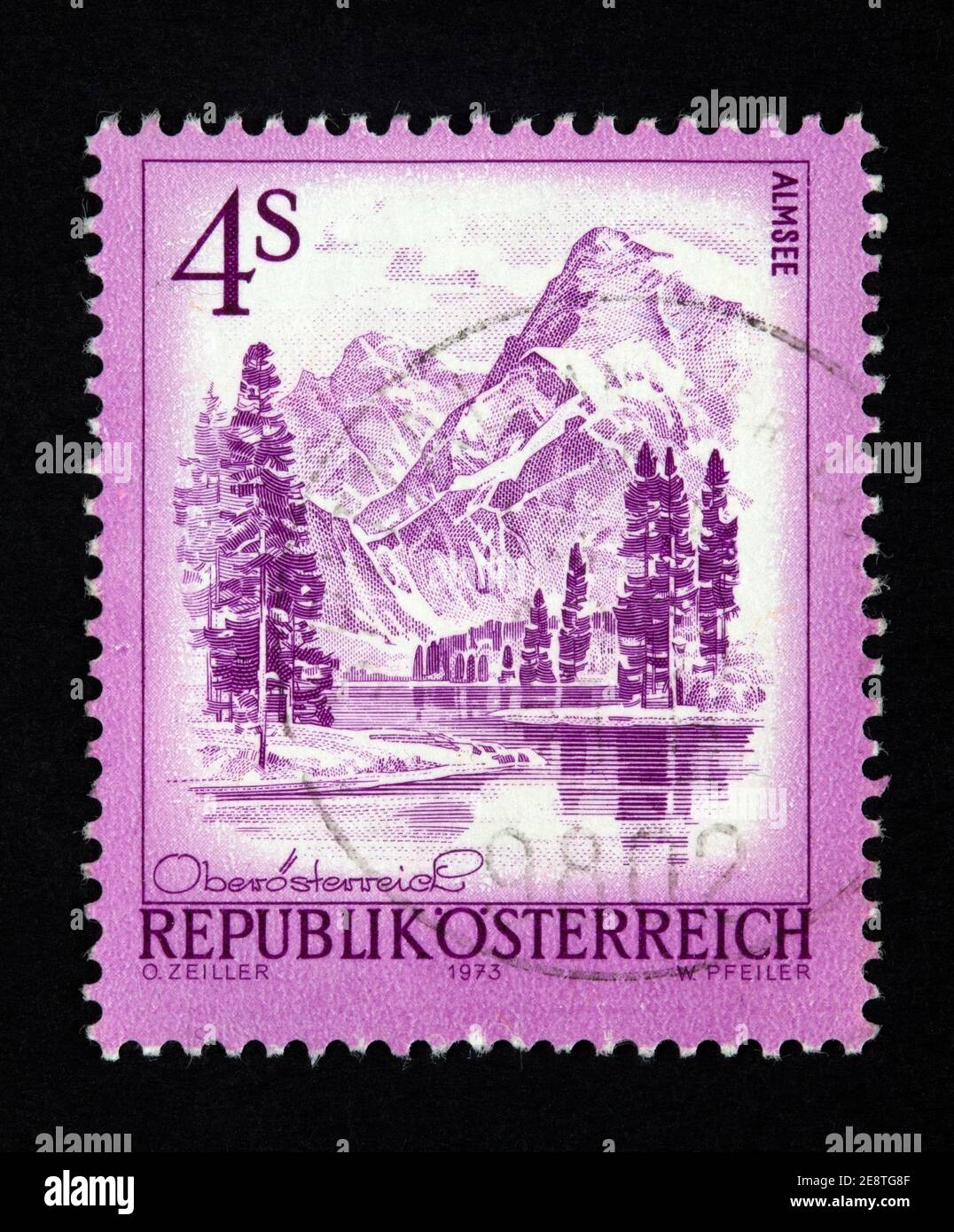 Austrian postage stamp Stock Photo