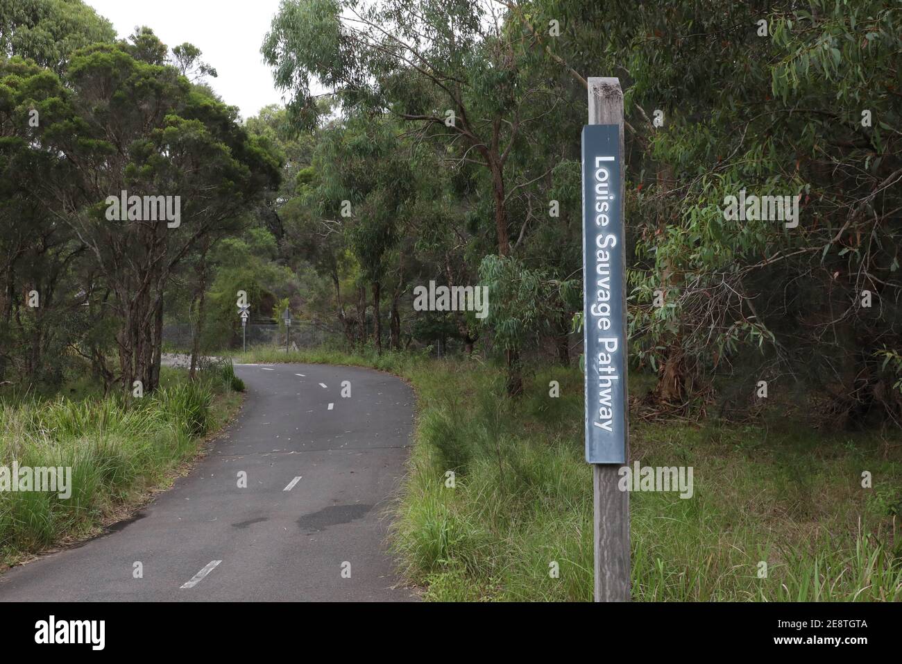 Louise Sauvage Pathway, Sydney Olympic Park, NSW 2141 Stock Photo