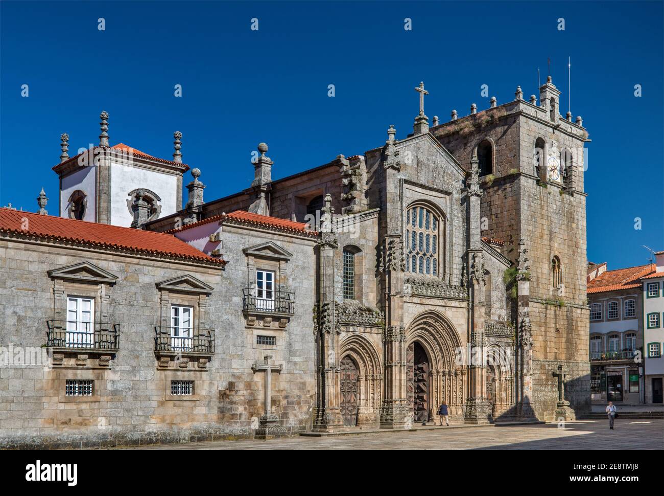 Se de Lamego, Cathedral of Our Lady of the Assumption, in Lamego, Norte region, Portugal Stock Photo