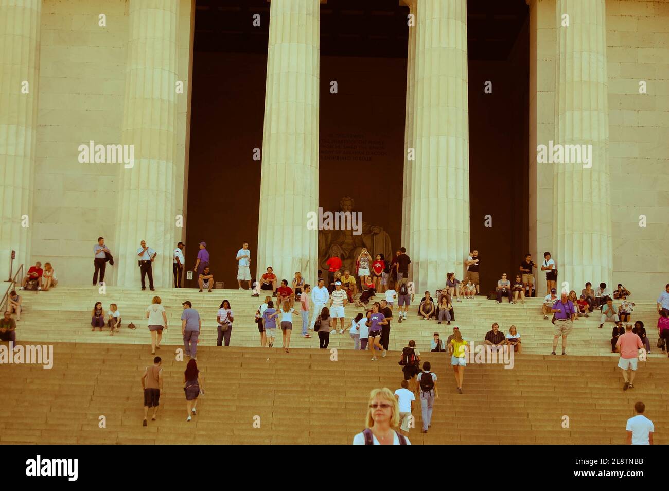 The Lincoln Memorial built for the sixteenth President Abraham Lincoln