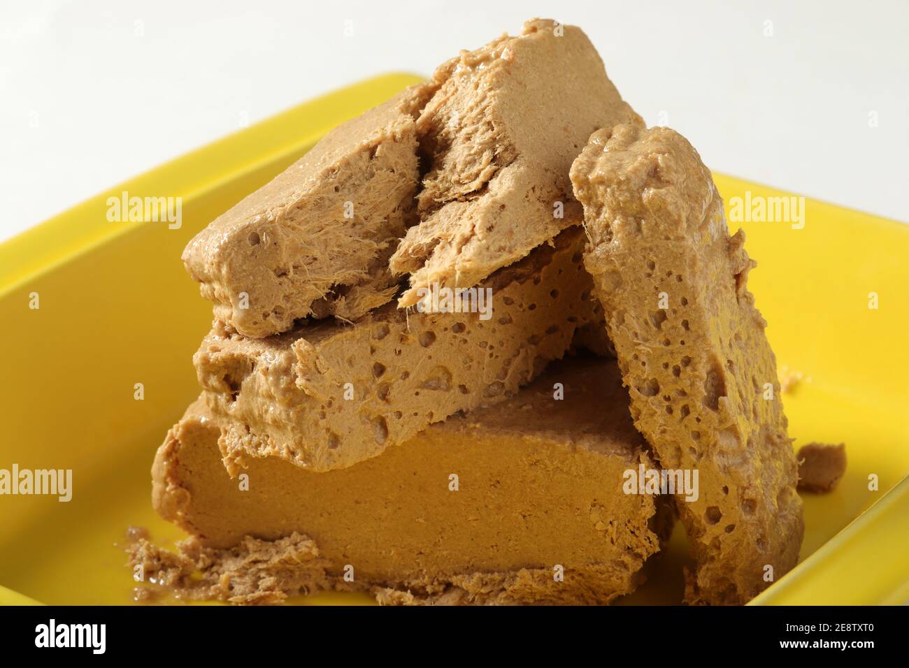 Traditional Turkish Halva with Tahini Stock Photo Alamy