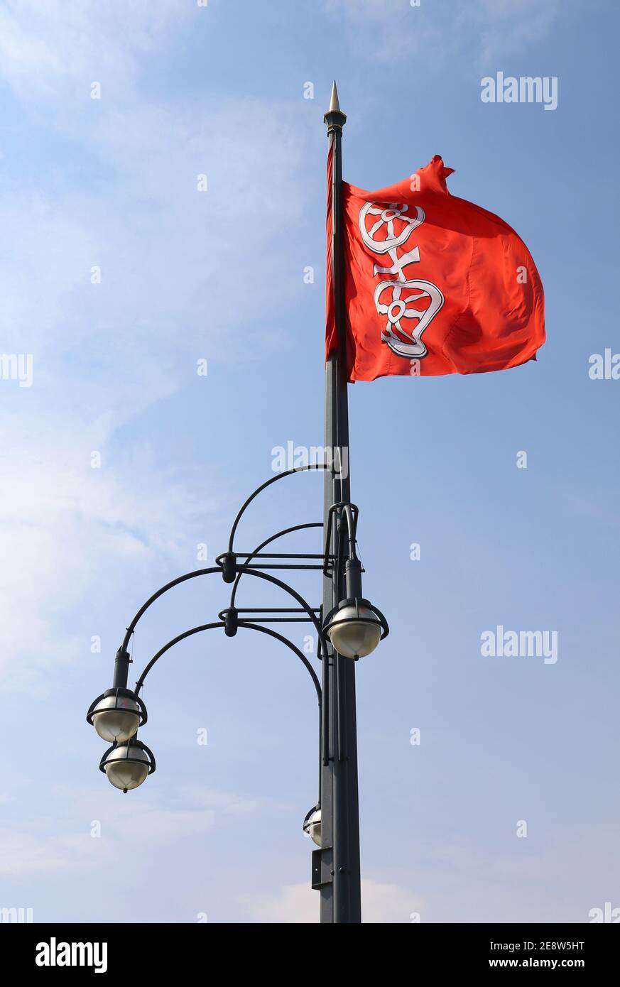 Flag of Mainz,Germany Stock Photo - Alamy