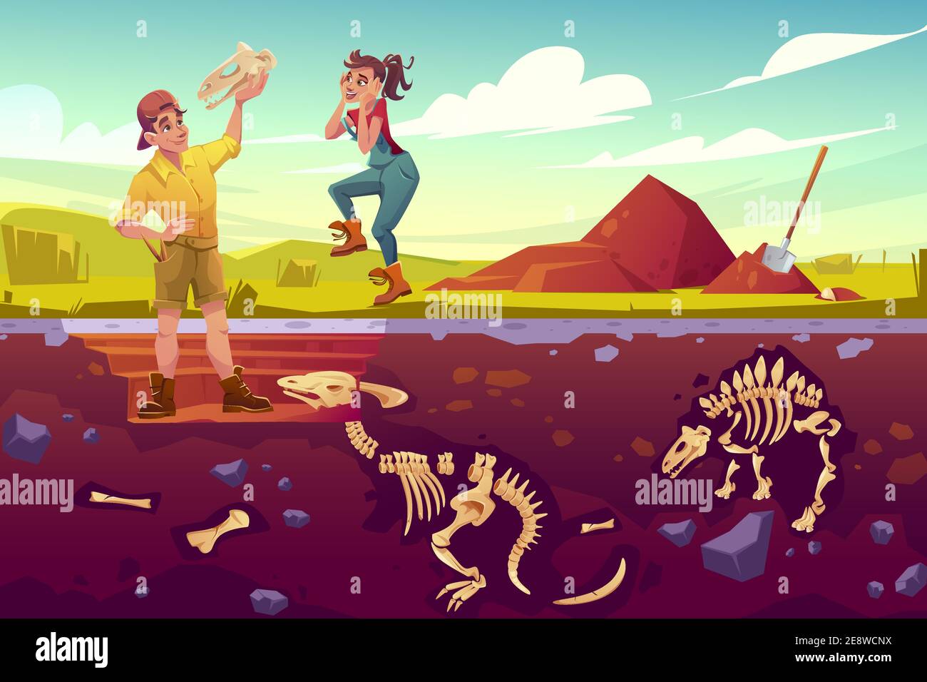 Archaeologists Study High Resolution Stock Photography and Images - Alamy