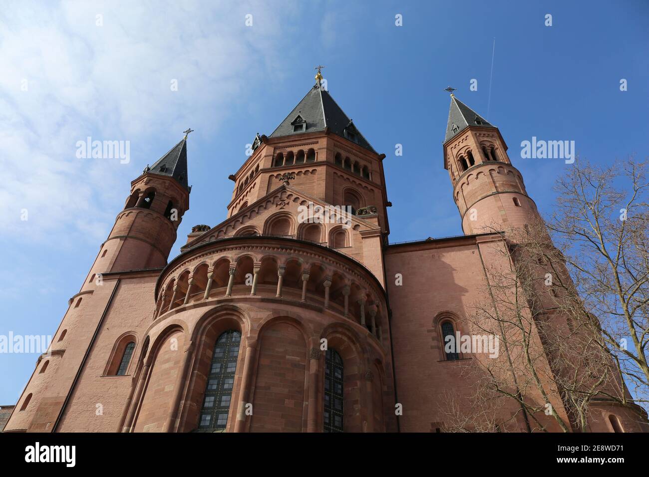 Mainzer Dom cathedral in Mainz in Germany Stock Photo