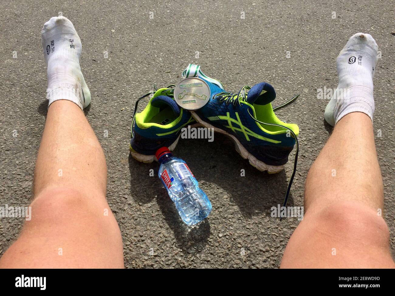after-a-marathon-race-stock-photo-alamy