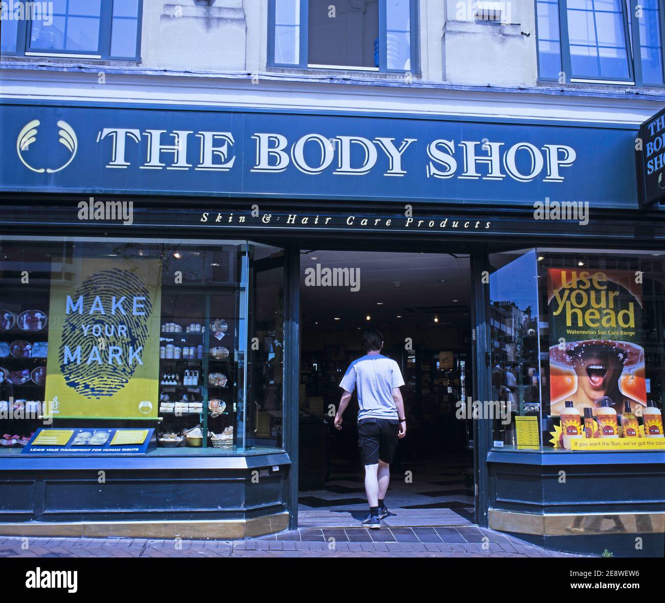 Body Shop Store Bournemouth Stock Photo Alamy