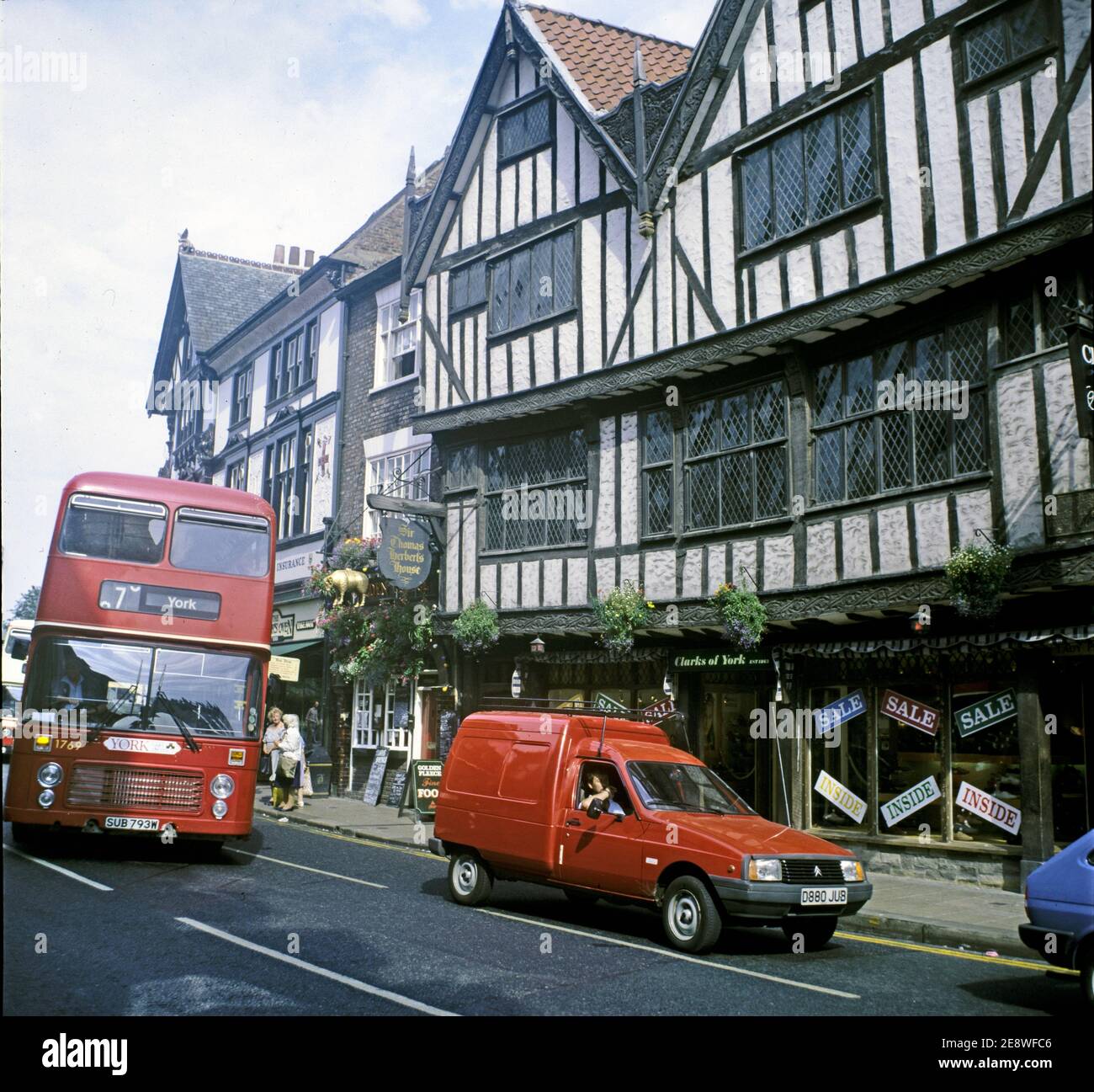 Clarks of York Shoe shop Stock Photo - Alamy