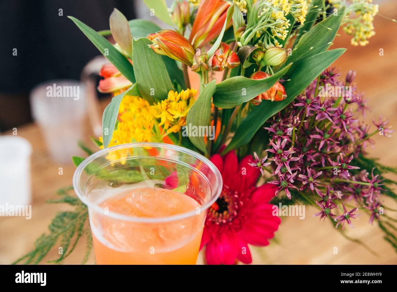 gourmet street food and drink Stock Photo Alamy
