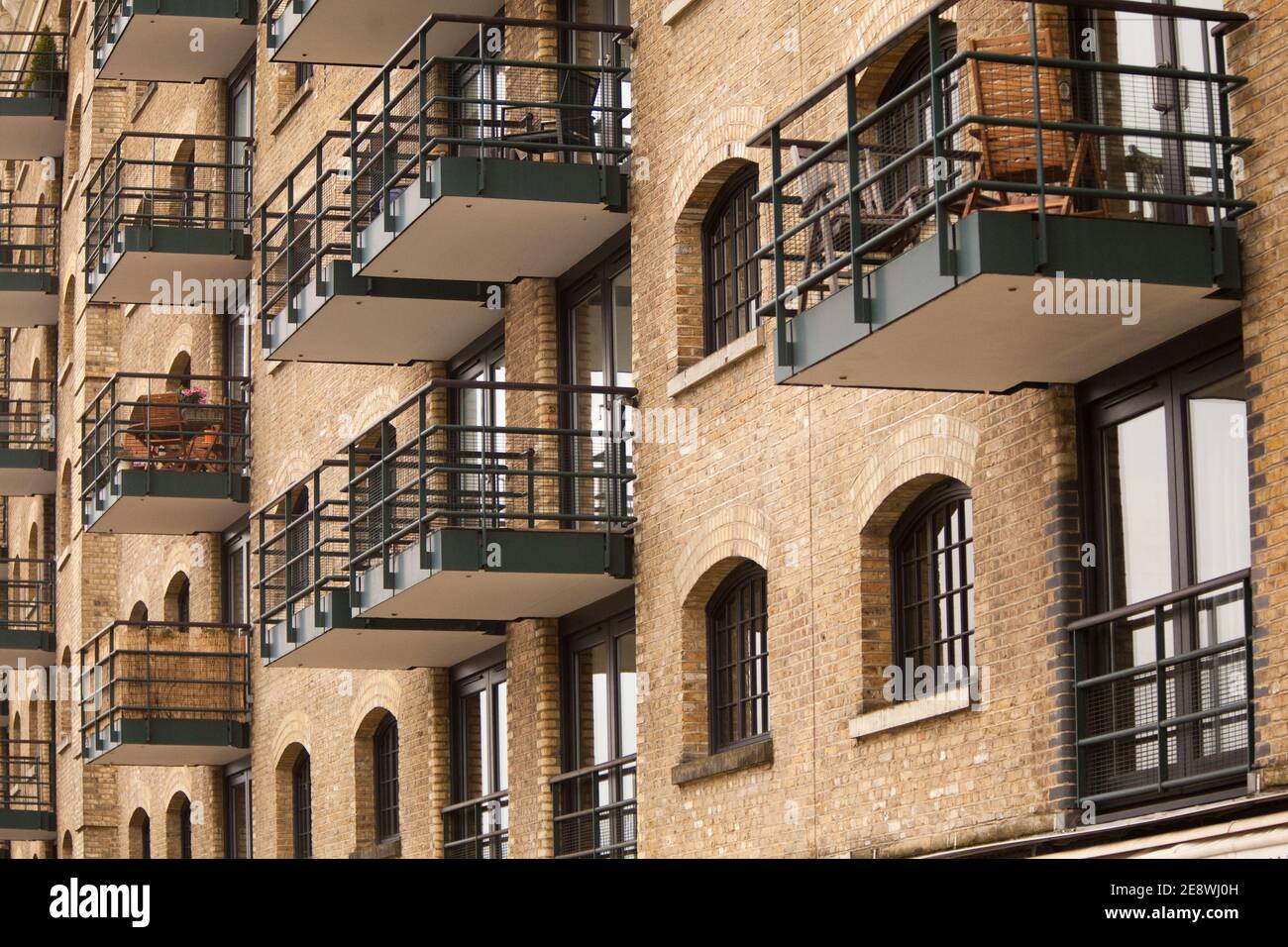 converted wharf apartment bermondsey Stock Photo Alamy