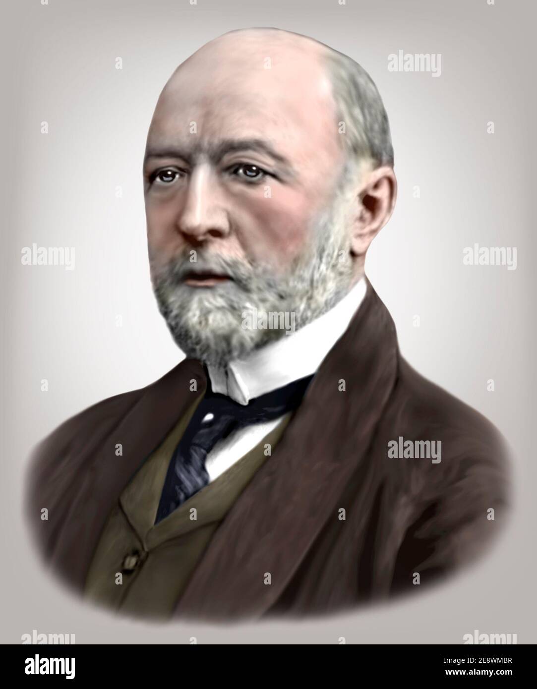 Emil Von Behring 1854-1917 German Physiologist Stock Photo - Alamy