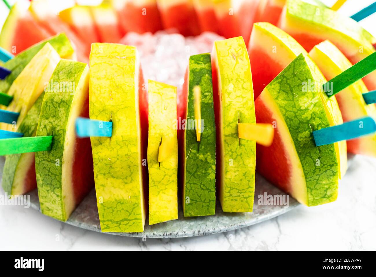 Red Seedless Watermelon Slice Popsicles For Kids Stock Photo Alamy red-seedless-watermelon-slice-popsicles-for-kids-stock-photo-alamy