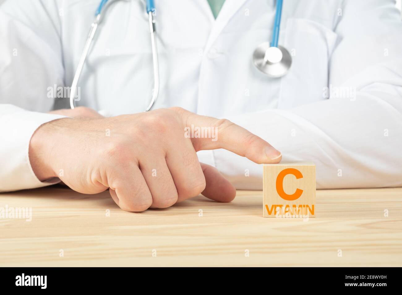 essential vitamins and minerals for humans. doctor taking