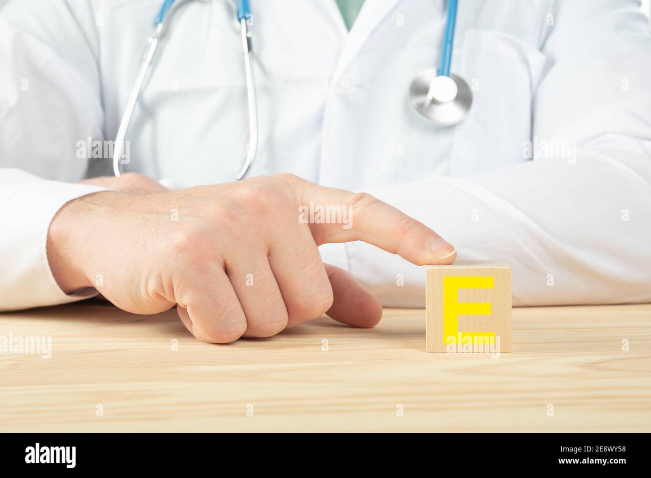 essential vitamins and minerals for humans. doctor taking