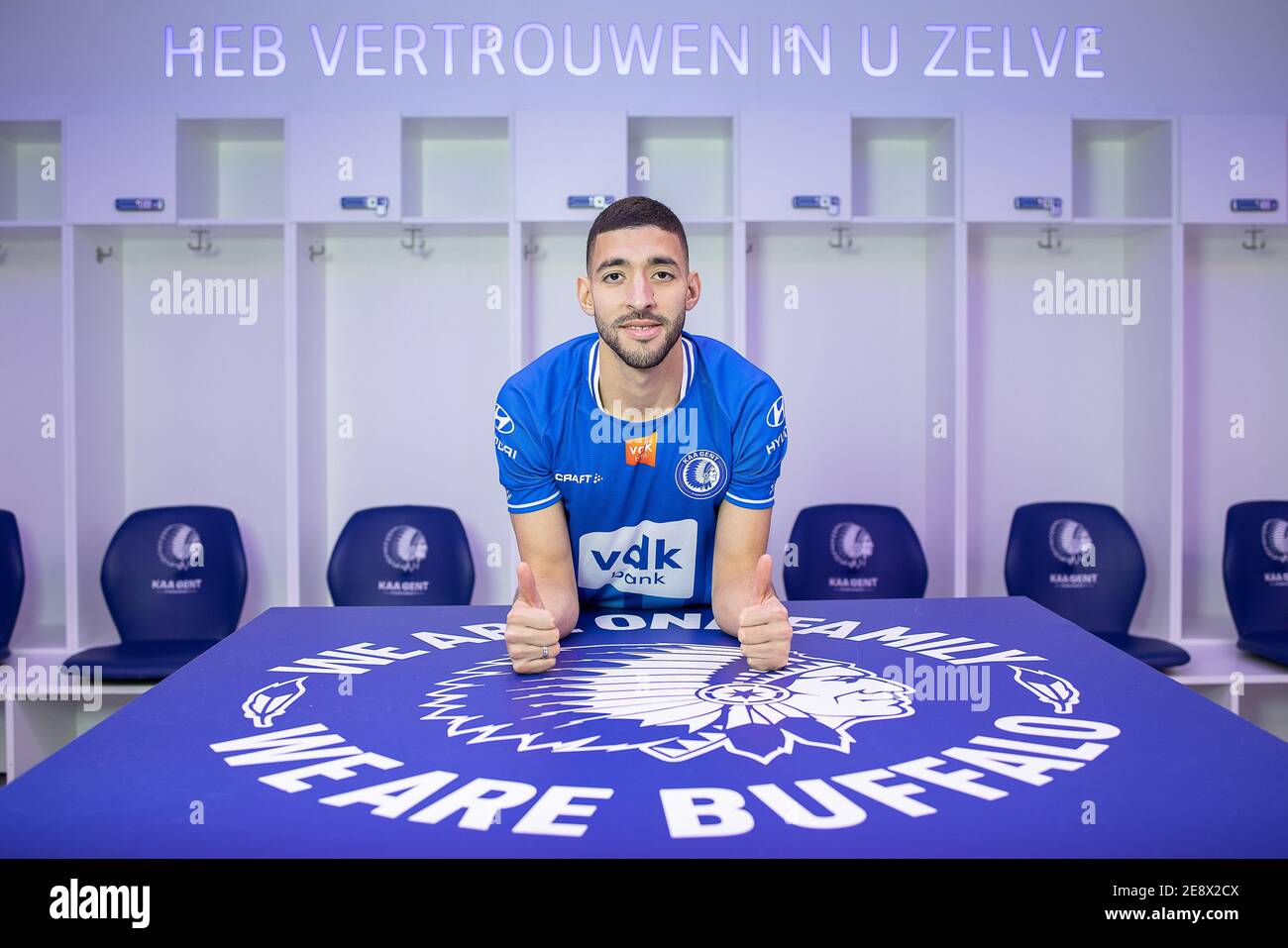 Gent S Tarik Tissoudali Pictured During A Press Conference Of Belgian First Division Team Kaa Gent To Present Their Latest Transfer Monday 01 Februar Stock Photo Alamy Gent S Tarik Tissoudali Pictured During A Press Conference Of Belgian First Division Team Kaa Gent To Present Their Latest Transfer Monday 01 Februar Stock Photo Alamy