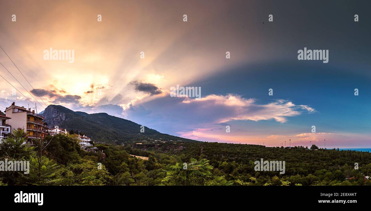 Mount olympus greece light hi-res stock photography and images - Alamy