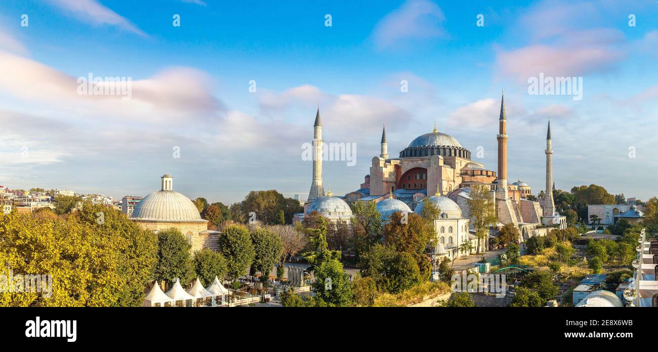 Hagia sophia exterior aerial hi-res stock photography and images - Alamy