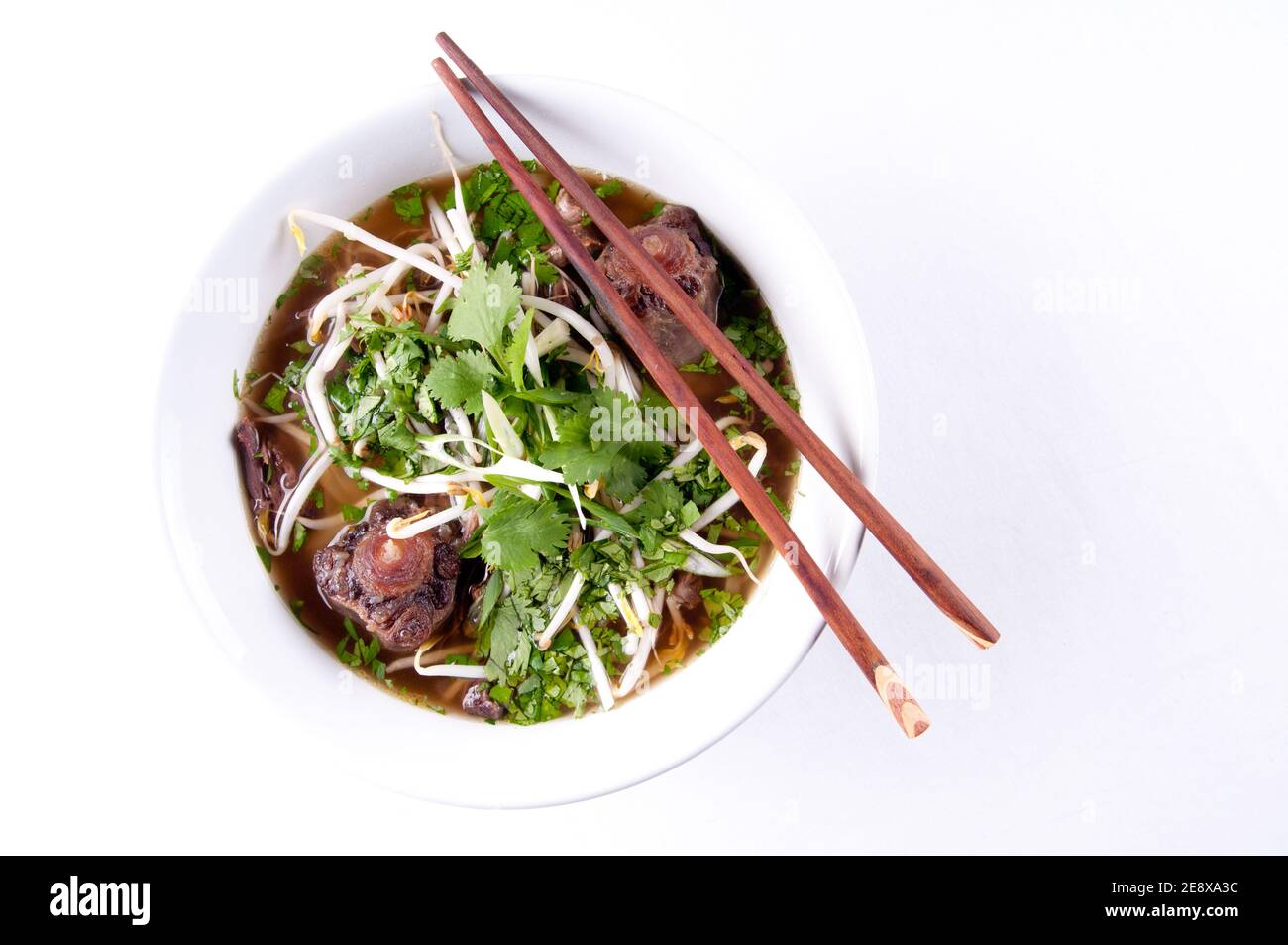 oxtail pho soup, a vietnamese classic meal Stock Photo - Alamy
