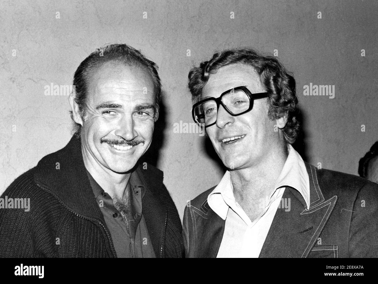 Sean Connery And Michael Caine 11/22/1977 Credit: Ralph  Dominguez/MediaPunch Stock Photo - Alamy