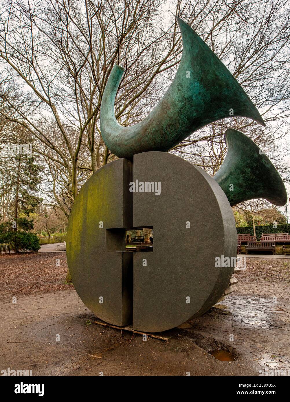 Sculpture in the Holland Park Sculpture Garden, London Stock Photo Alamy