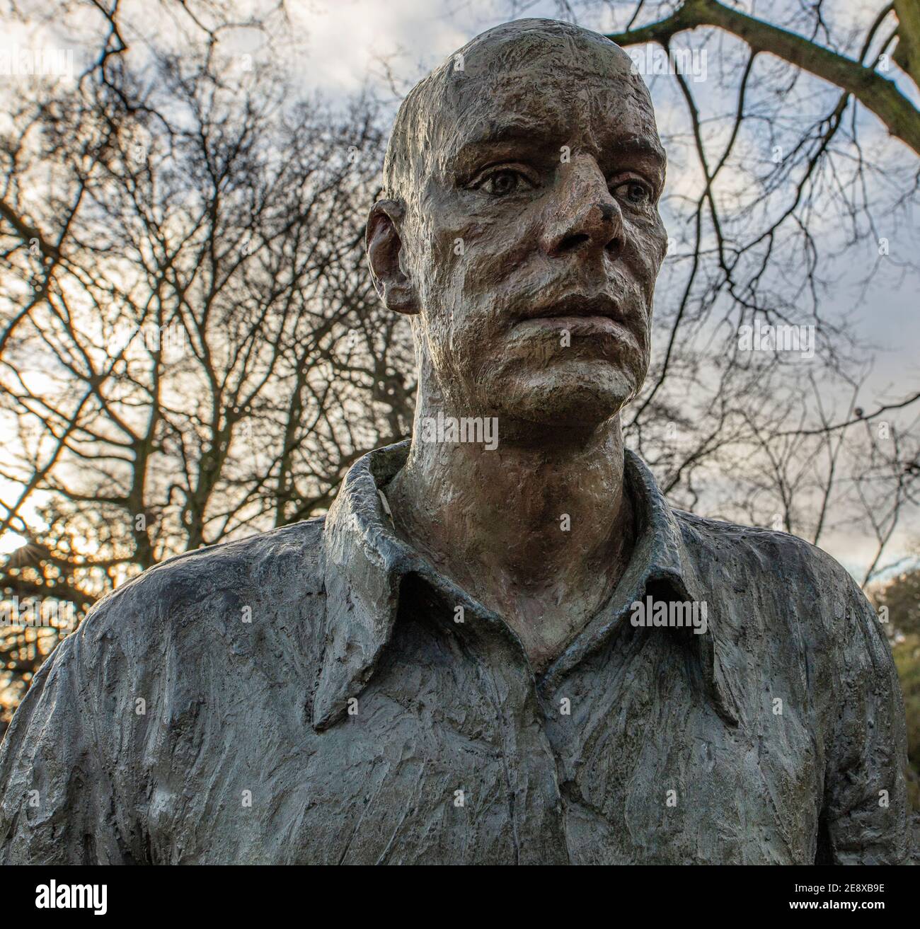 Sculpture in the Holland Park Sculpture Garden, London; Sean Henry's