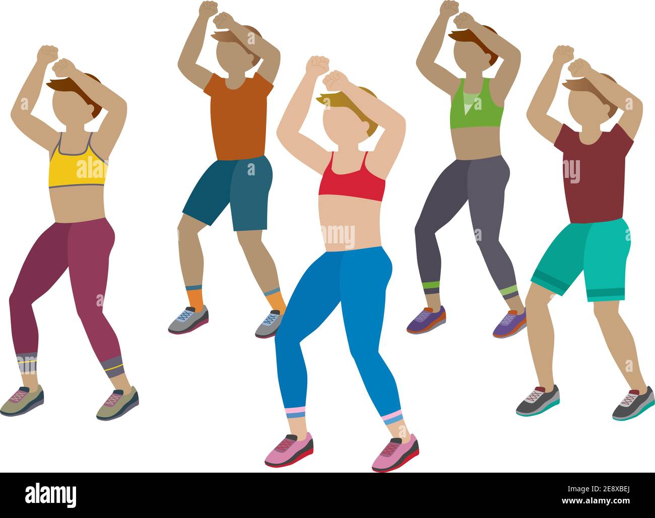 Vector zumba hi-res stock photography and images - Alamy