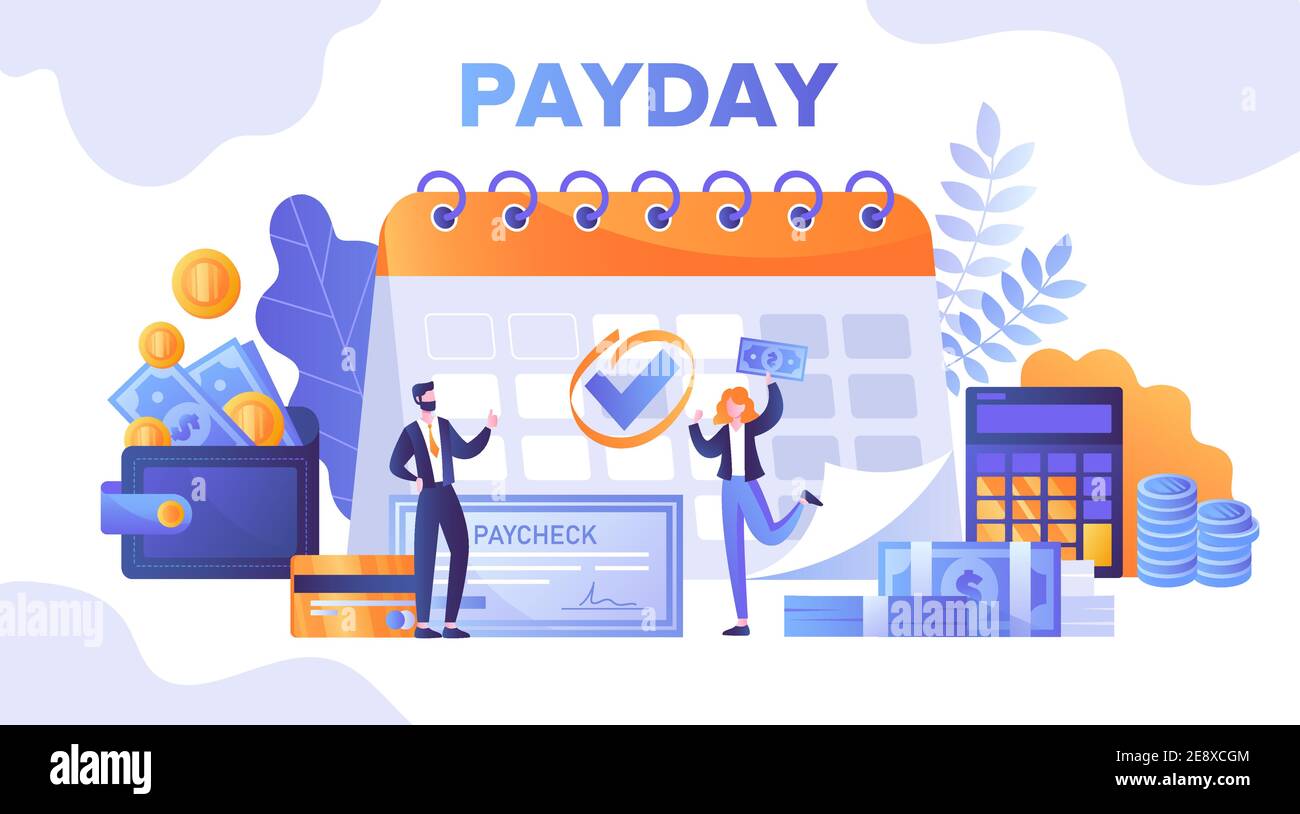 Abstract colored vector payday concept Stock Vector