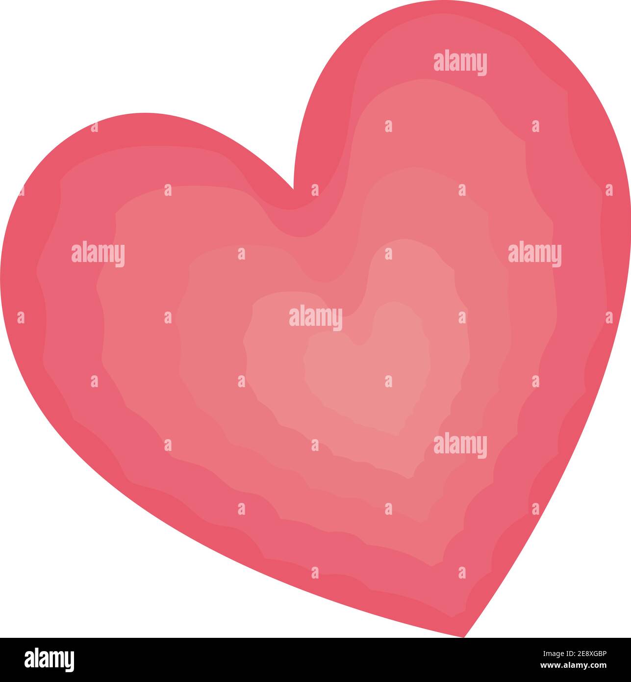 pink heart love romantic icon Stock Vector Image & Art - Alamy