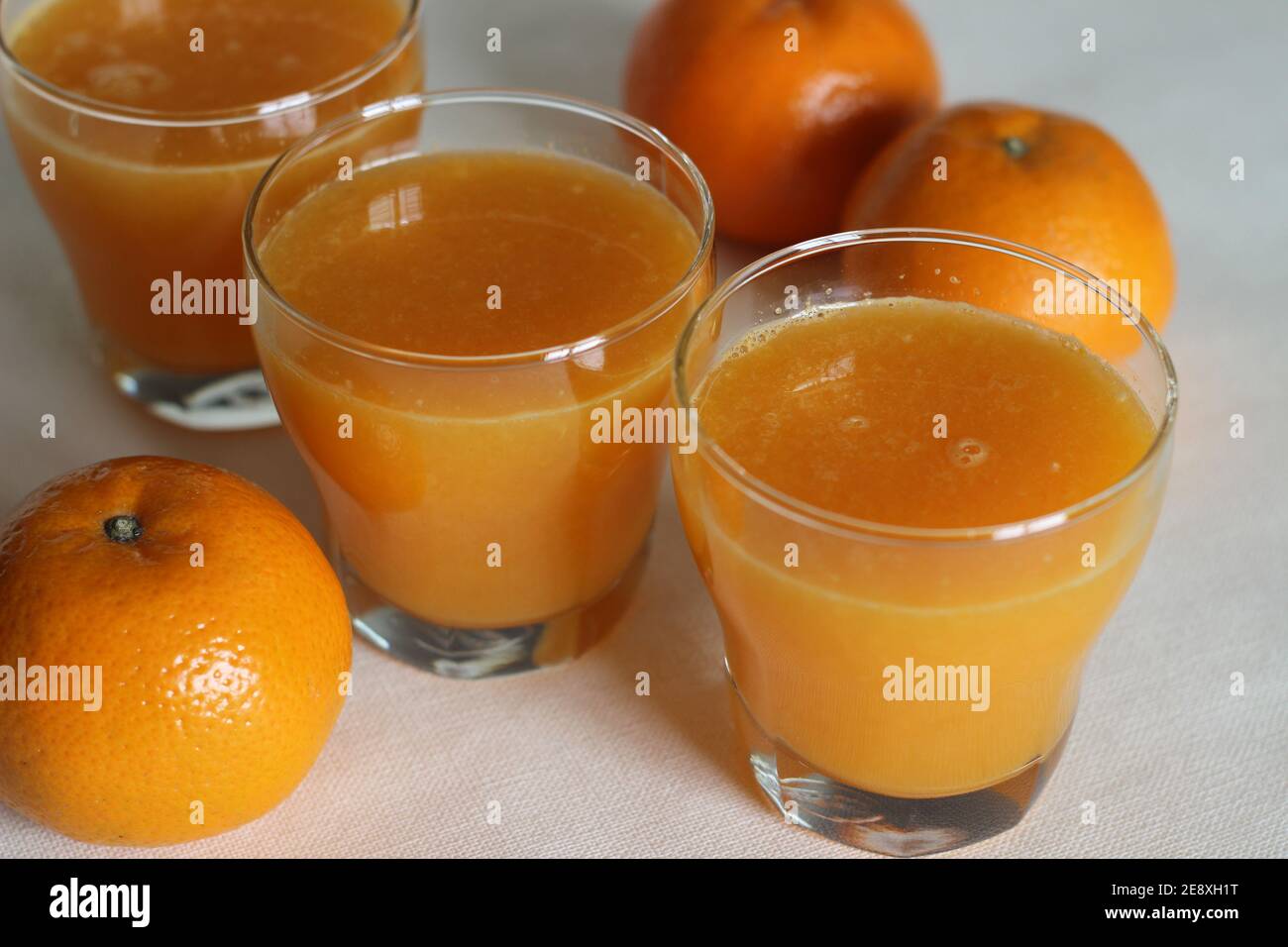 Homemade pure Malta orange juice. Malta is citrus fruit grown in India