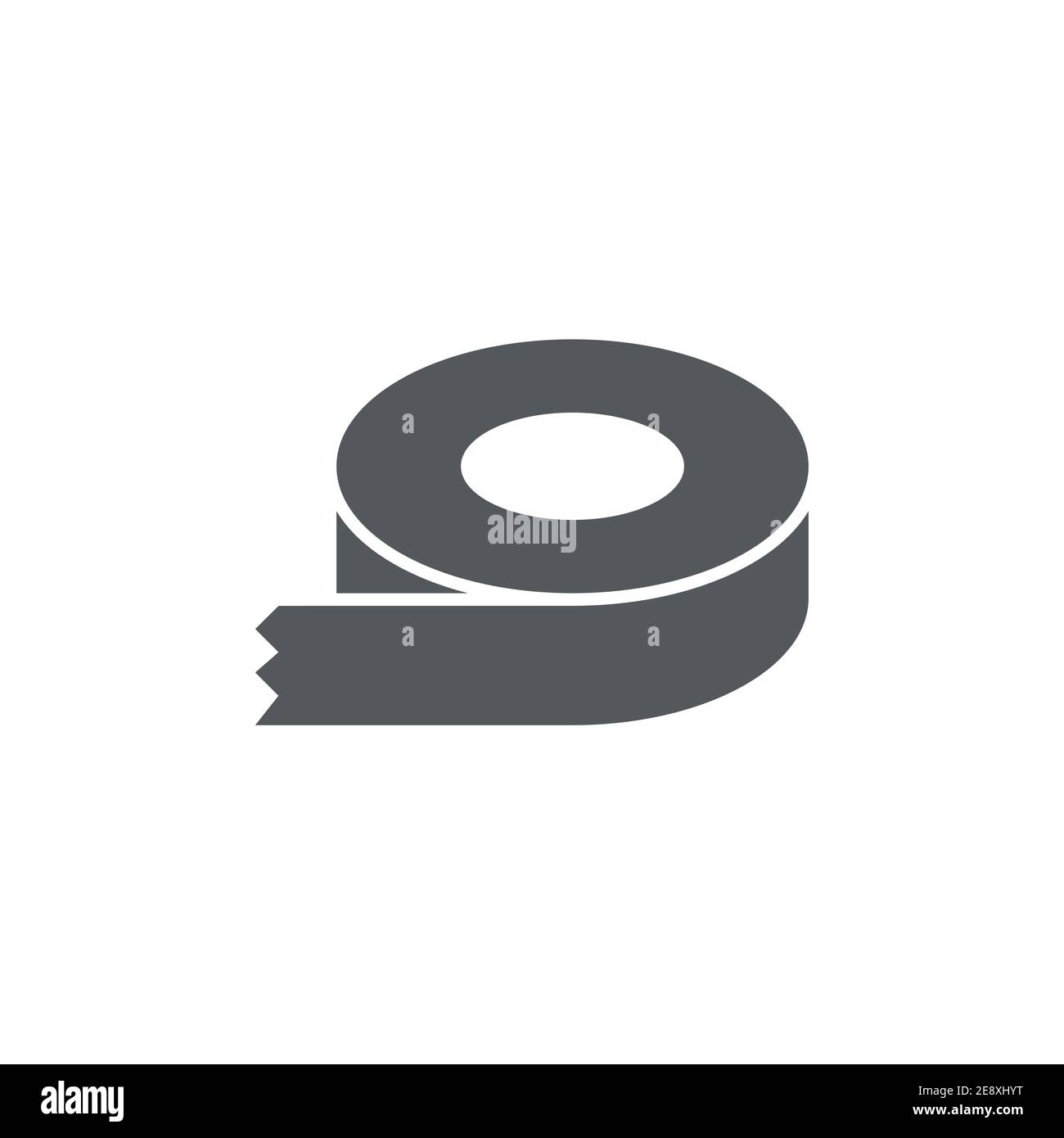 Sticky tape vector icon. Dispenser drawing flat scotch label adhesive