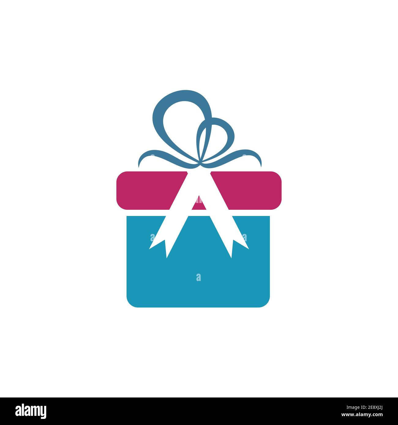 Gift box logo design vector template Stock Vector Image & Art - Alamy